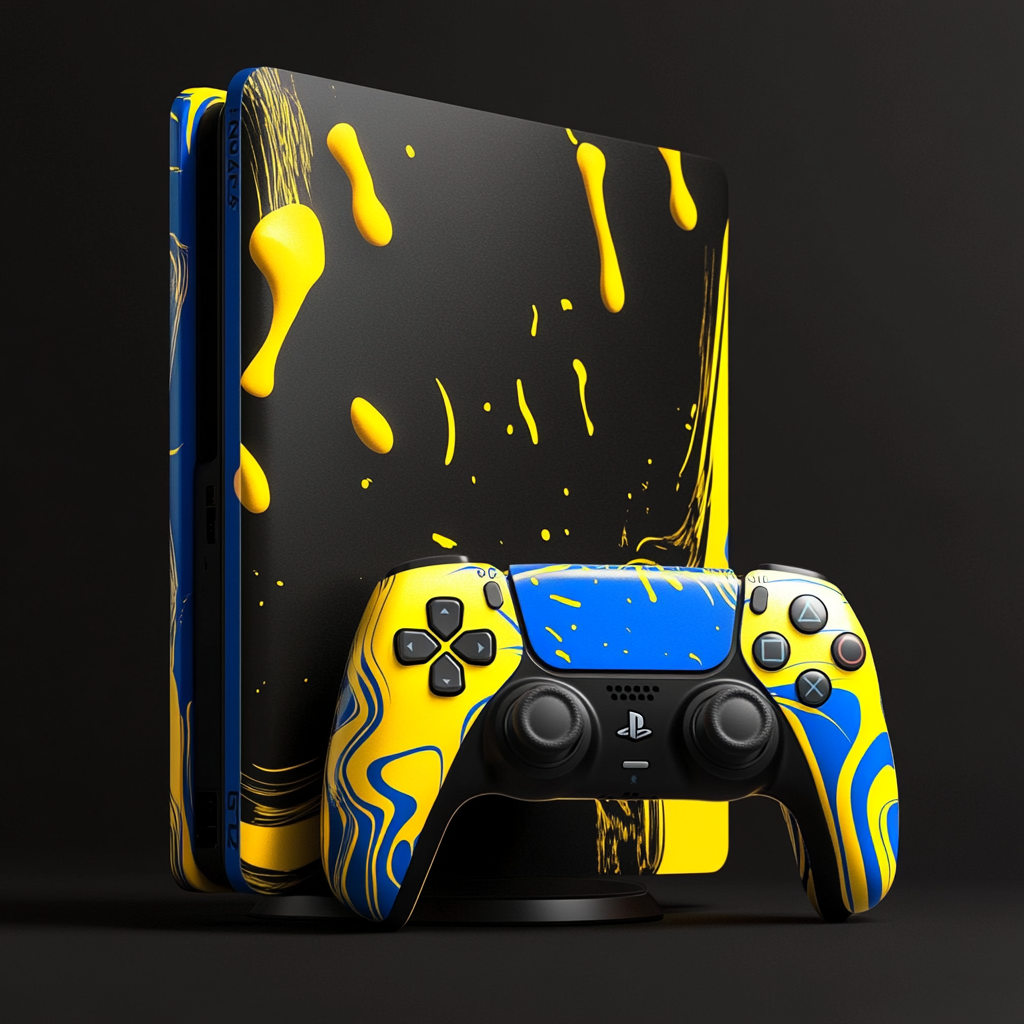 Play Station 5 in zwarte kleur